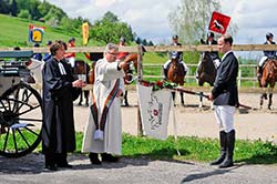 Fahnenweihe des Reitvereins Schönenberg 5. Mai 2012