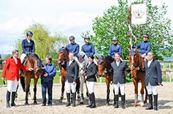 Fahnenweihe des Reitvereins Schönenberg 5. Mai 2012