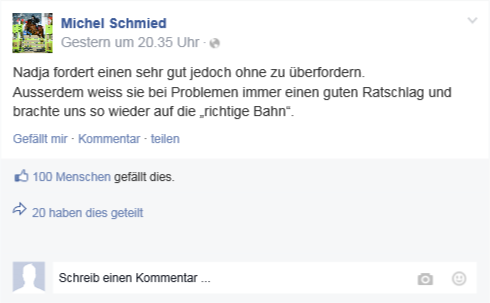 Facebook-Post Michel